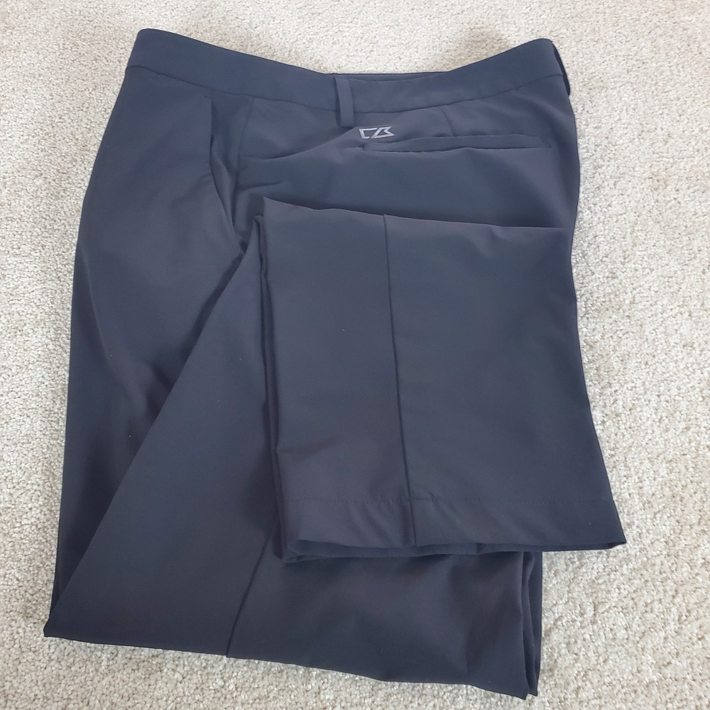 Cutter and Buck Men's Black Pants‎ Tagged Size 40 Actually Measures 42X32